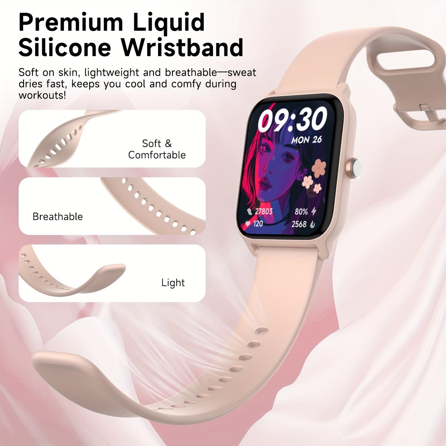 Smartwatch with Alexa FUVEHA Smartwatch for Men & Women | 1.8\