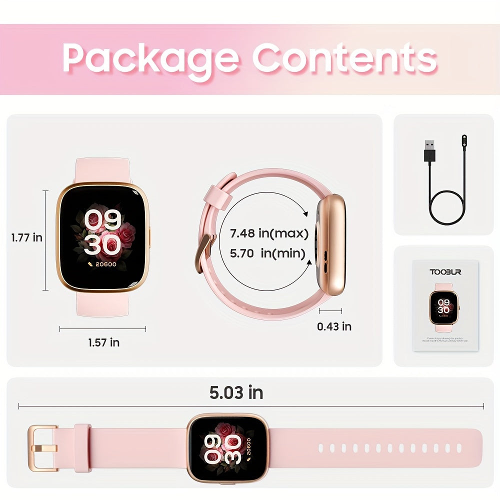 TOOBUR Sports Smart Watch, 1.83 Inch Full Screen Touch, Suitable for Men And Women, Alexa Built-in 1.83\