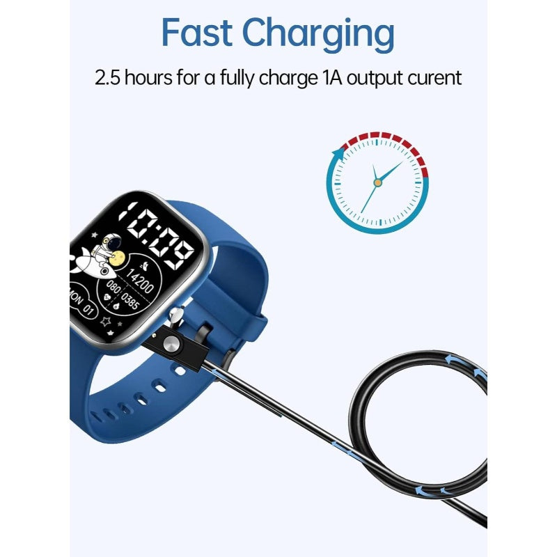 Charging Csasan T70 Smartwatches 1.91 Men Women, Magnetic USB Charging Compatible, 2 Pack.