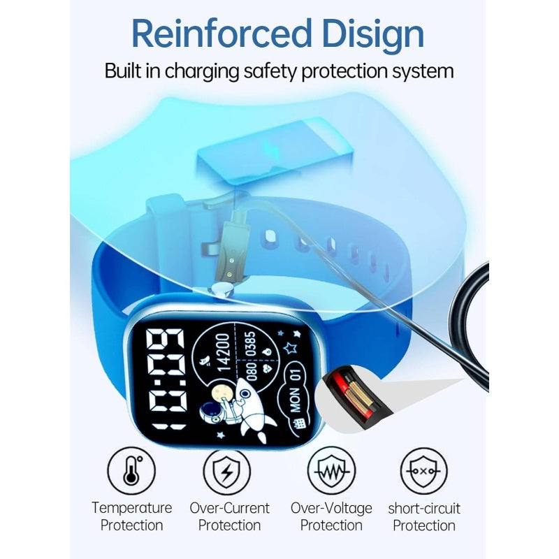 Charging Csasan T70 Smartwatches 1.91 Men Women, Magnetic USB Charging Compatible, 2 Pack.