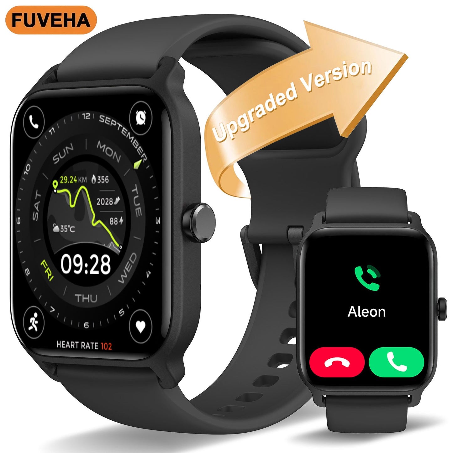 Smartwatch with Alexa FUVEHA Smartwatch for Men & Women | 1.8\