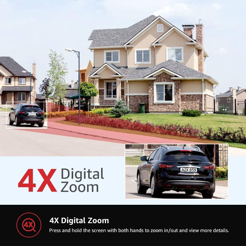 2K Security Camera Outdoor, Wireless WiFi Camera Home Security System 360 View, Motion Detection, auto Tracking, Two Way Talk, pan Tile Full Color Night, Outdoor Surveillance, Property Protection, Modern Security, Wireless Design, Durable Constructi