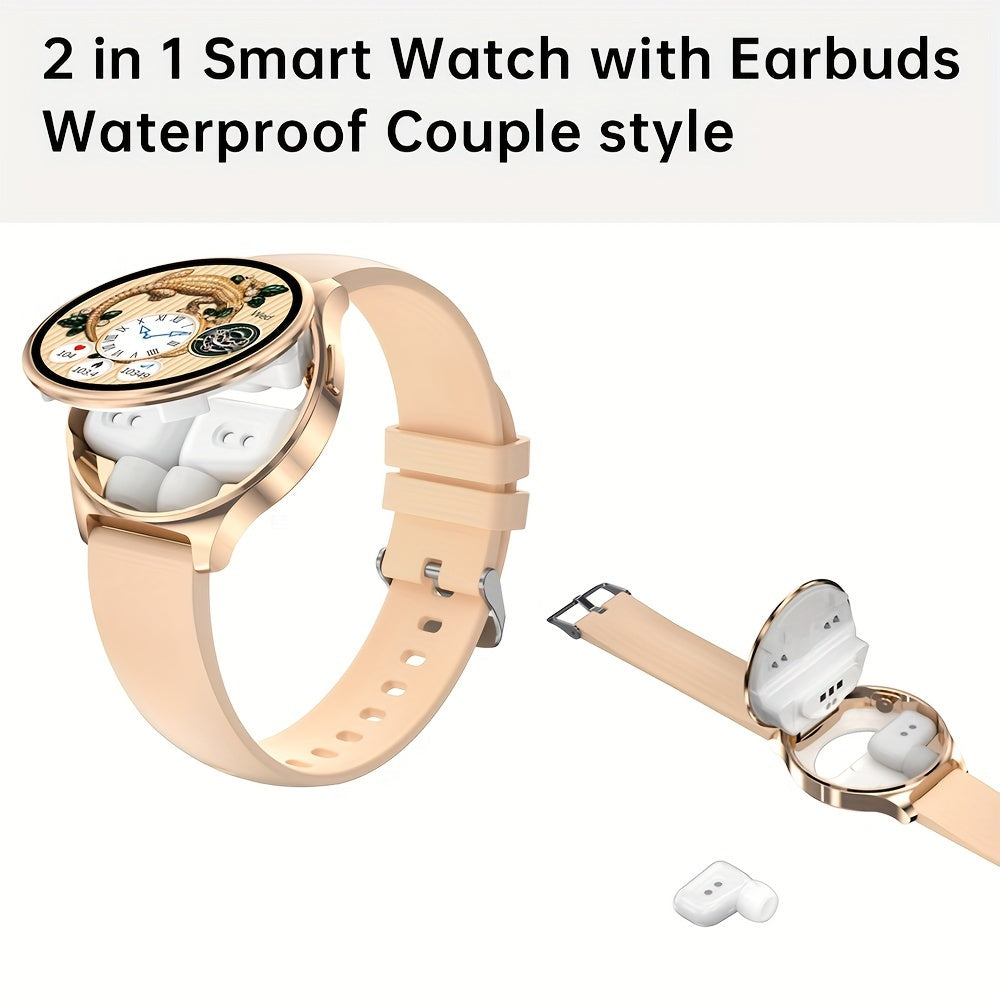 Newest Smart Watch With Earbuds (Wireless Call) For Women's Men's Best Gift, 1.27\