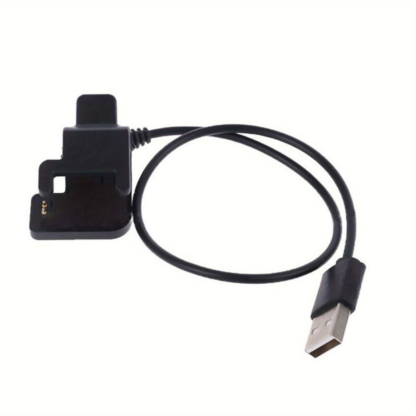 1pc Smart Watch Charger 2-Pin USB Charger Adaptor for Smart Watch Replacement USB Charging Cable Cord Clip Dock Accessories Adapter
