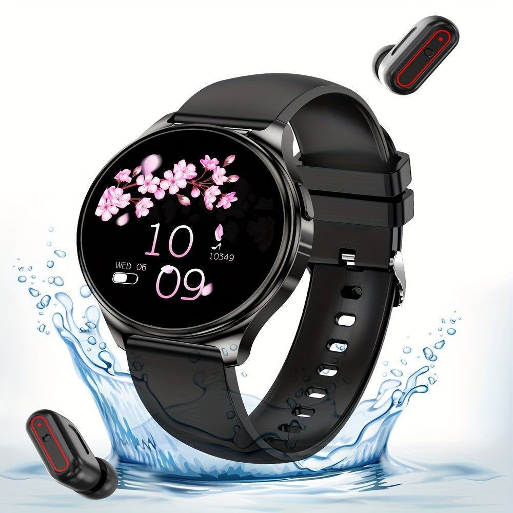 Newest Smart Watch With Earbuds (Wireless Call) For Women's Men's Best Gift, 1.27\