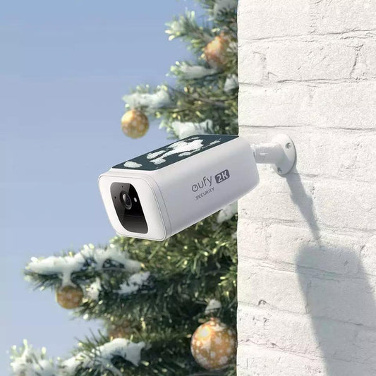 eufy 2K Outdoor Solar Security Cameras (SoloCam S230) Spotlight Cam Night Vision 3pcs (Refurbished)