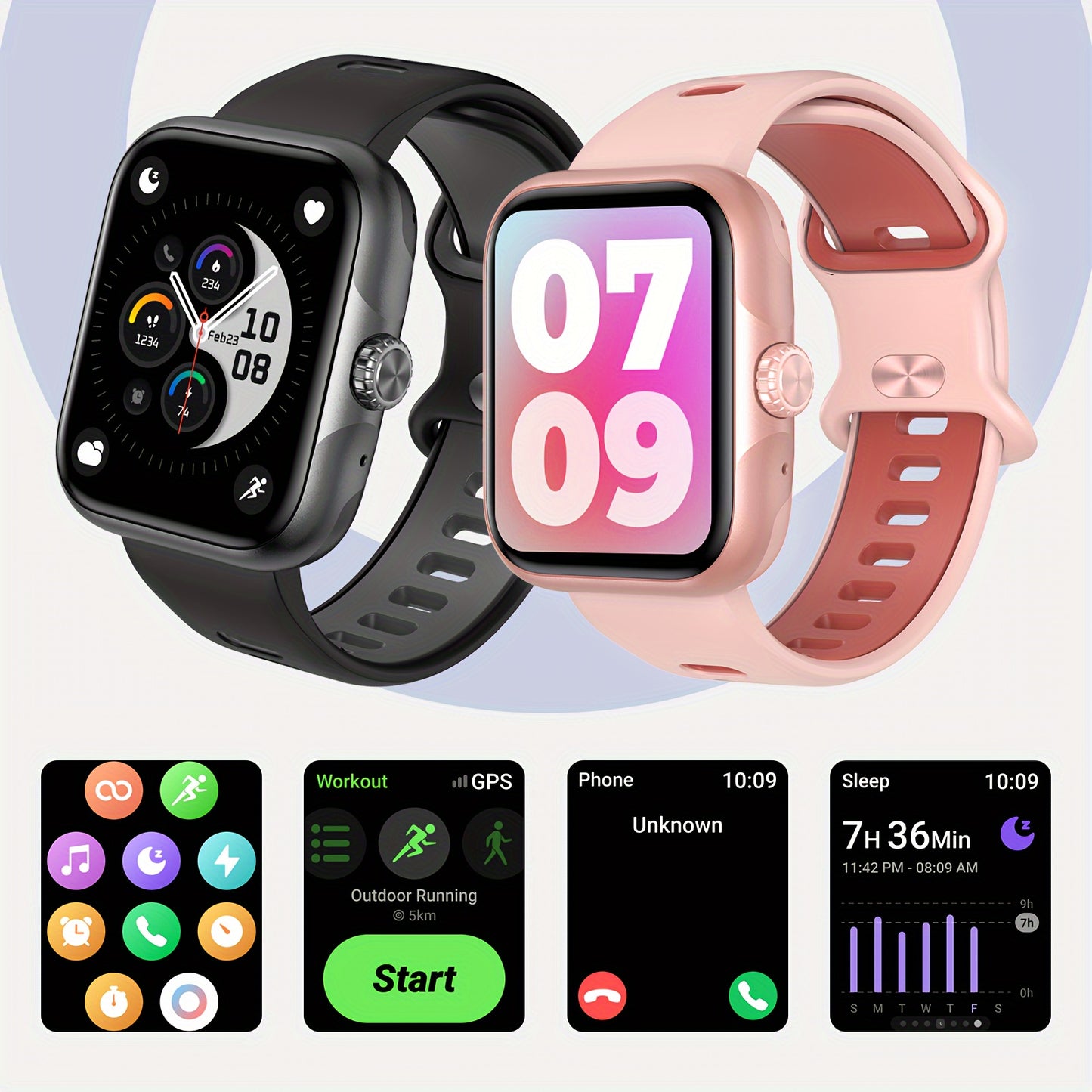 GPS Smart Watch, 1.78\