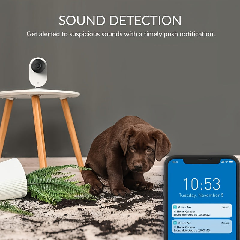9pcs 1440P Smart Camera, Wireless WiFi Camera for Indoor Security, Featuring Motion Detection Alerts, Night Vision, Two-way Audio, Remote Control, Smart Home Device, Indoor Surveillance, Stylish Camera, Compact Design, High-quality Lens, Robust