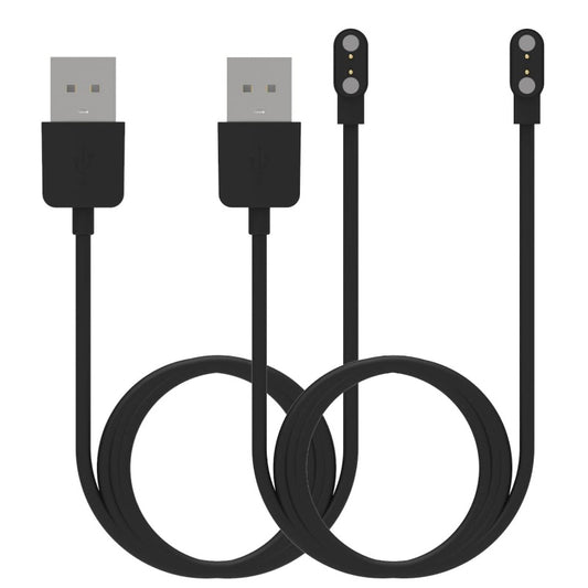 2 - Pack Compatible with EIGIIS KE5 KE3 KE2LaNikar KE5 KE3 Watch, Magnetic Charging KE5 KE3 Watch BlackBlack