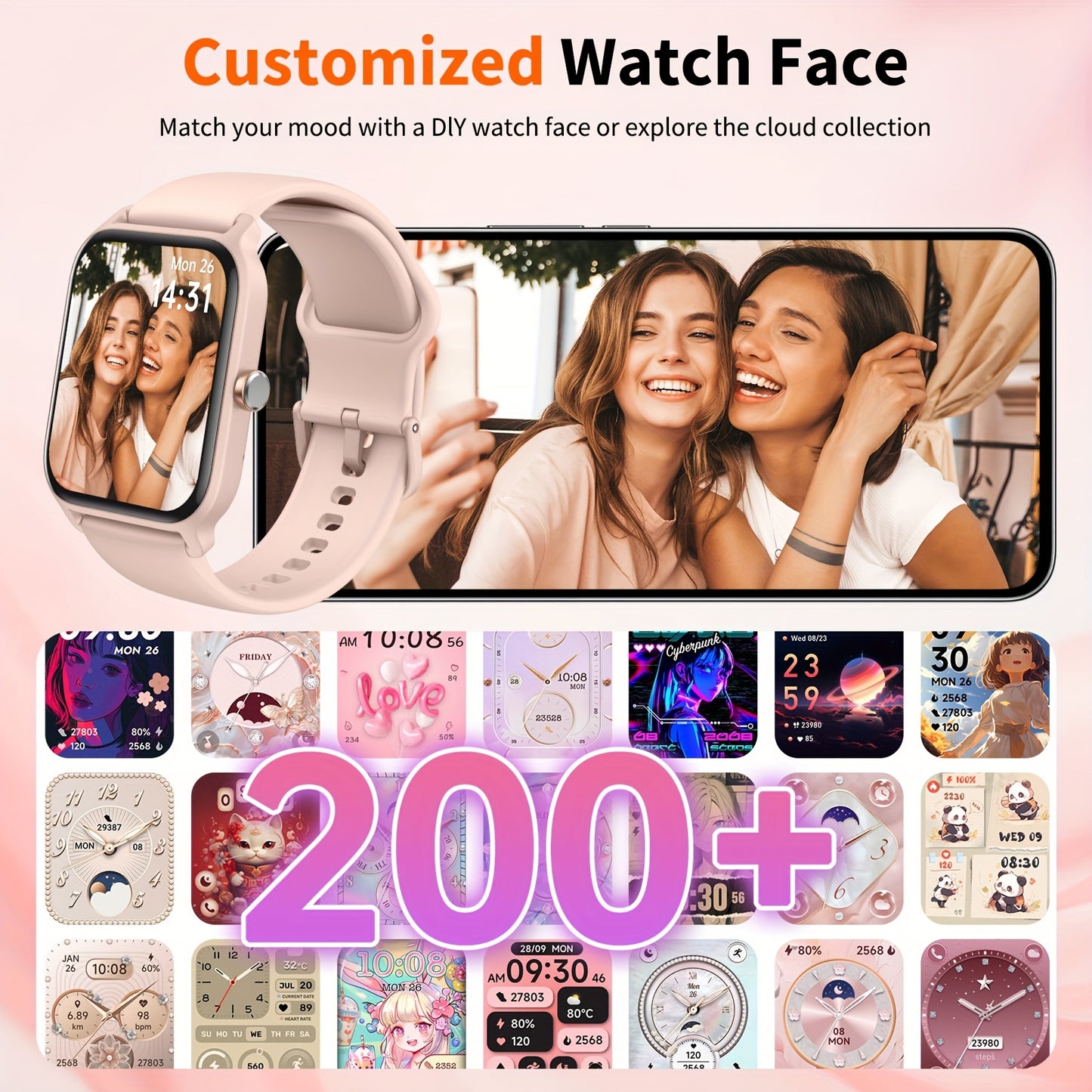 Smartwatch with Alexa FUVEHA Smartwatch for Men & Women | 1.8\