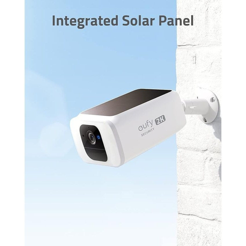 eufy Security S230 SoloCam S40, Solar-Powered, Wireless Outdoor Security Camera, Battery Camera, 2K Resolution, No Monthly Fee (Refurbished)