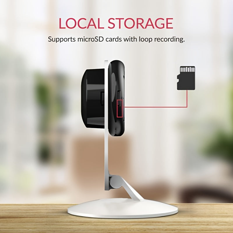 9pcs 1440P Smart Camera, Wireless WiFi Camera for Indoor Security, Featuring Motion Detection Alerts, Night Vision, Two-way Audio, Remote Control, Smart Home Device, Indoor Surveillance, Stylish Camera, Compact Design, High-quality Lens, Robust