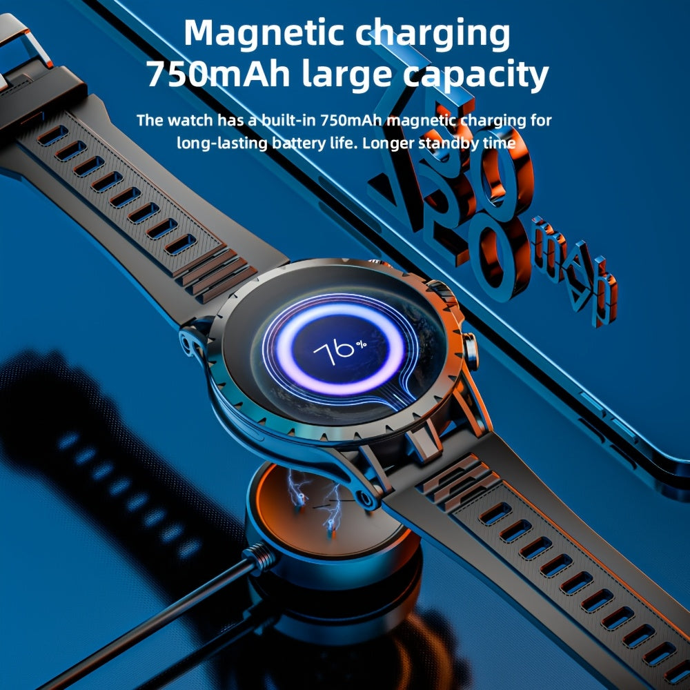 LOKMAT APPLLP 4 Android Smart Watch With Rotating Camera, Round AMOLED Touch Display 4G Network Smart Band
