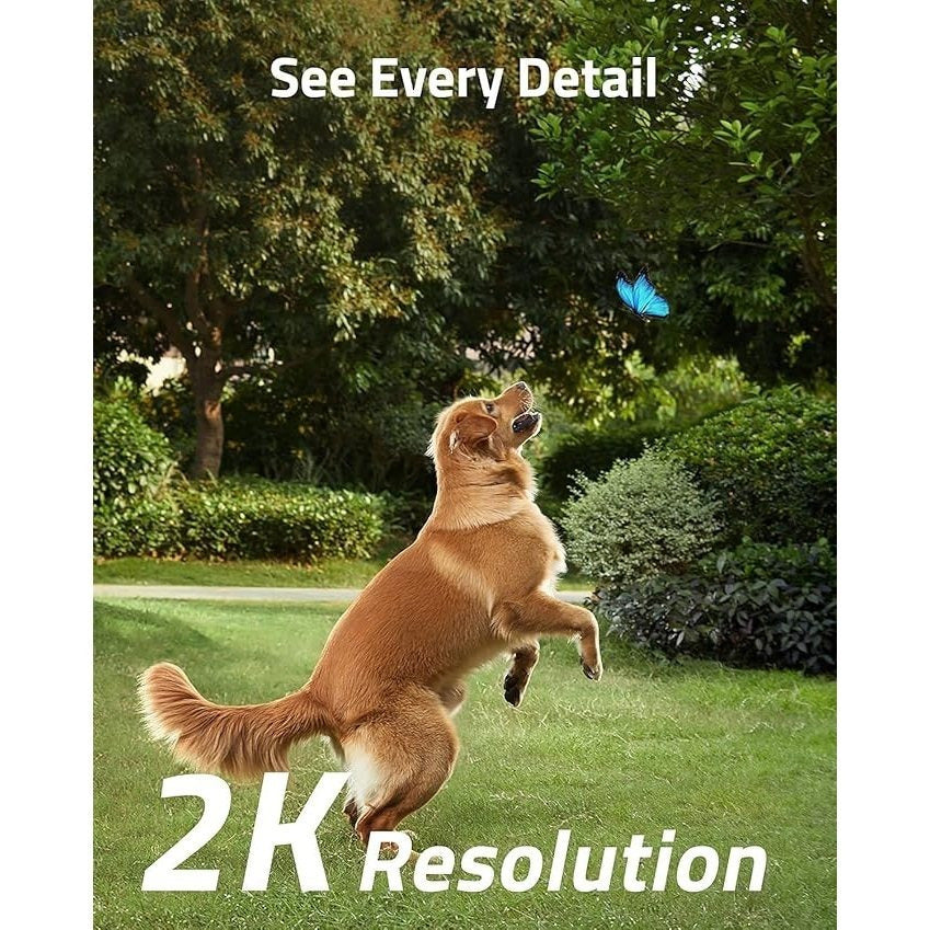 eufy Security S230 SoloCam S40, Solar-Powered, Wireless Outdoor Security Camera, Battery Camera, 2K Resolution, No Monthly Fee (Refurbished)