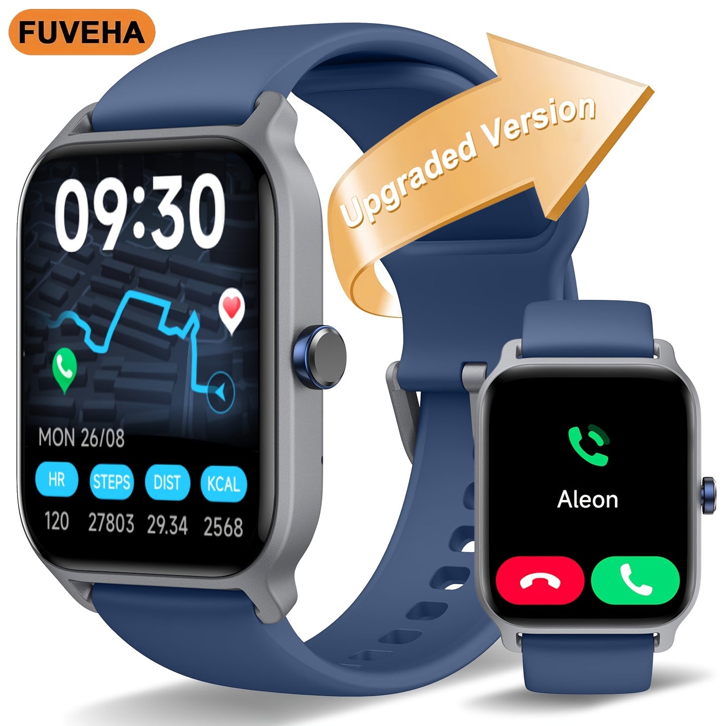 Smartwatch with Alexa FUVEHA Smartwatch for Men & Women | 1.8\