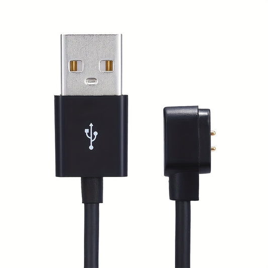 2 Pack Smart Watch Charger Cable, 2 Pin 2.84mm Magnetic Suction USB Charging Cable For Smart Watch