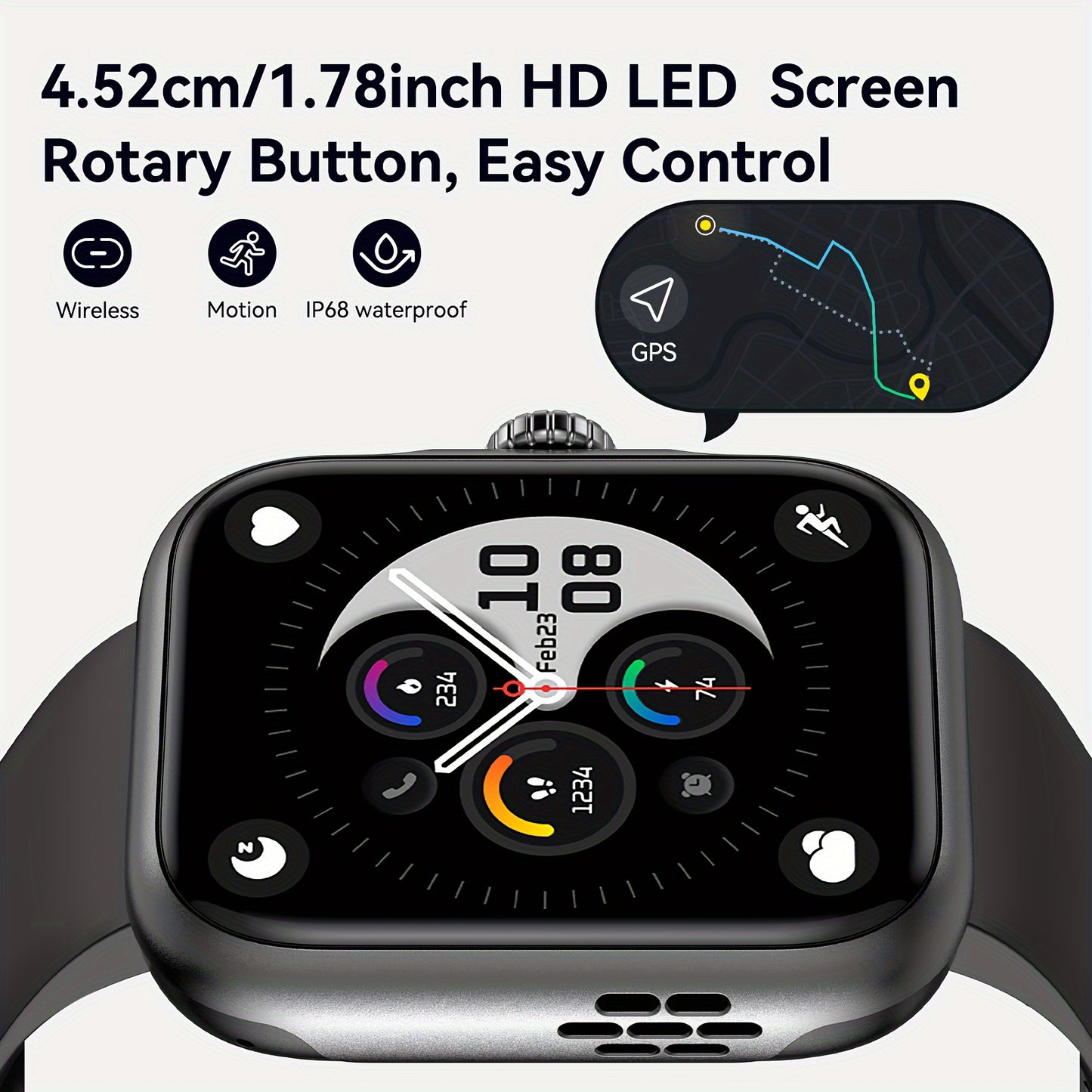 GPS Smart Watch, 1.78\