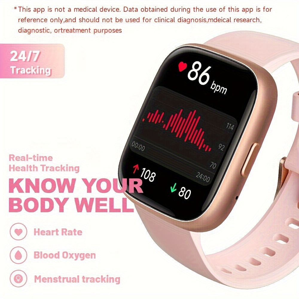 TOOBUR Sports Smart Watch, 1.83 Inch Full Screen Touch, Suitable for Men And Women, Alexa Built-in 1.83\