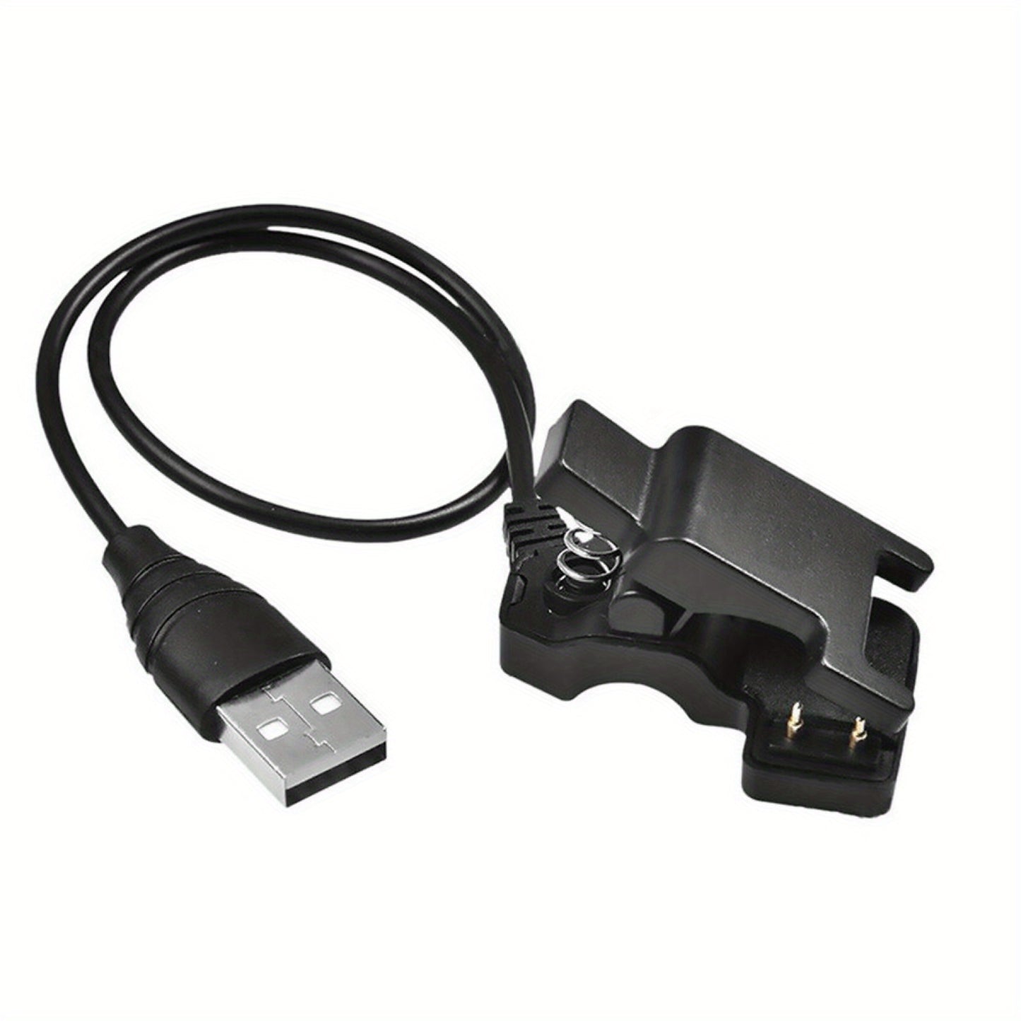 1pc Smart Watch Charger 2-Pin USB Charger Adaptor for Smart Watch Replacement USB Charging Cable Cord Clip Dock Accessories Adapter