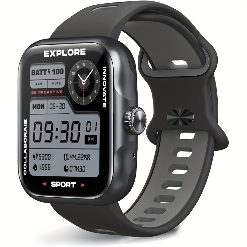Smart Watch Ultra For Men Women, 1.78'' AMOLED Display Activity Tracker And Smartwatches, GPS Fitness Traker With Sleep Monitor Compatible For IPhone And Android