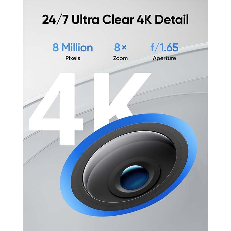 eufy Security eufyCam E330 (Professional) -Cam Kit, 4K Outdoor Security Camera System, 24\u002F7 Recording, Plug-in, Wi-Fi NVR, Face Recognition AI, 10CH, Local Storage (Refurbished)