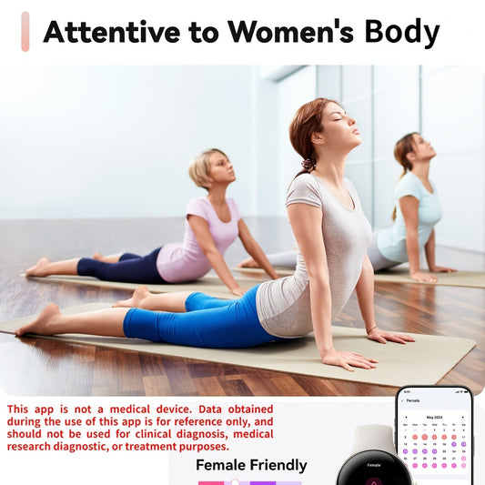 Anyloop Smartwatch for Men & Women - Answer\u002FMake Calls, 100+ Sport Modes Fitness Tracker, High Quality, 1.69\